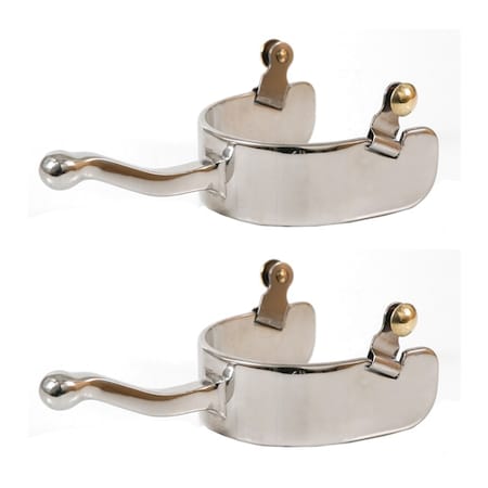 Stainless Steel Equitation Offset Spurs LADIES